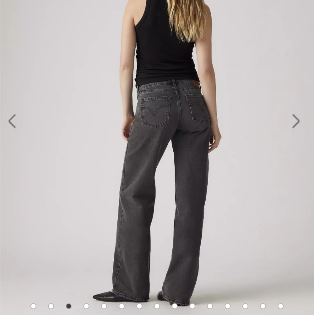 Levi's Women's Low Loose Black Jeans